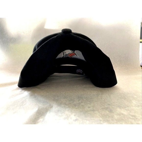 Miner Logo Cap Hat Black Embroidered Hook and Loop Adjustable ~ New - Picture 6 of 6